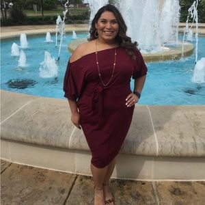 Off the shoulder dress